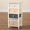 Baxton Studio Adonis Mid-Century Transitional Multi-Colored Wood 3-Drawer Storage Unit with Basket 198-12274-ZORO - alternate 7